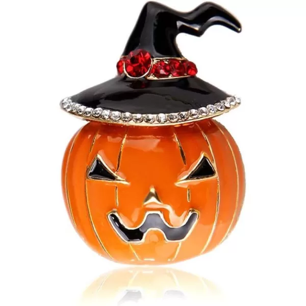 Rhinestone Pumpkin Halloween Brooch Pin for Women Girls Unisex Gold Plated Fashion Enamel Cute Crystal Ghost Brooches Lapel Pins Creative Happy Hallowmas Party Decor Jewelry Dainty GiftRhinestone Pumpkin Halloween Brooch Pin for Women Girls Unisex Gold Plated Fashion Enamel Cute Crystal Ghost Brooches Lapel Pins Creative Happy Hallowmas Party Decor Jewelry Dainty Gift