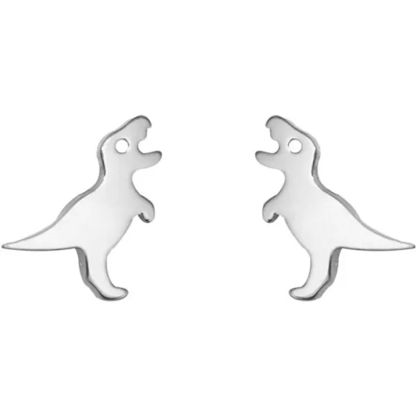 Small Dinosaur Stud Earrings for Women Girls Men 925 Sterling Silver Hypoallergenic Tiny Cute Brushed Dragon Brontosaurus Animal Cartilage Tragus Post Fashion Punk Personalized Jewelry Dainty GiftsSmall Dinosaur Stud Earrings for Women Girls Men 925 Sterling Silver Hypoallergenic Tiny Cute Brushed Dragon Brontosaurus Animal Cartilage Tragus Post Fashion Punk Personalized Jewelry Dainty Gifts