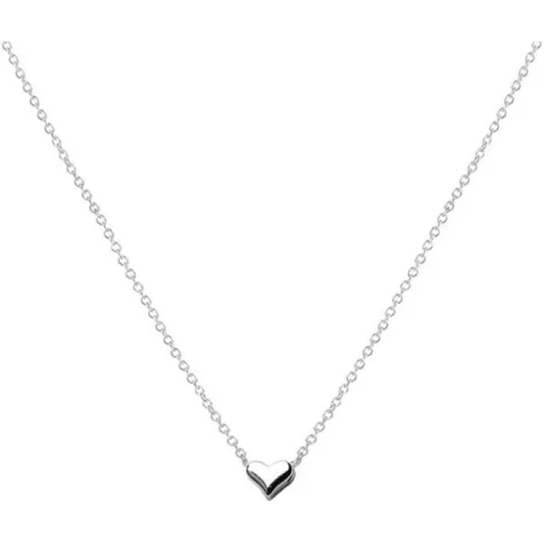 Sterling Silver Tiny Love Heart Pendant Choker Necklace for Women Girls 14K White Gold Plated Simple Mini Dainty Petite Pendant Drop Adjustable Chain Cute Hypoallergenic Jewelry Floating HeartSterling Silver Tiny Love Heart Pendant Choker Necklace for Women Girls 14K White Gold Plated Simple Mini Dainty Petite Pendant Drop Adjustable Chain Cute Hypoallergenic Jewelry Floating Heart