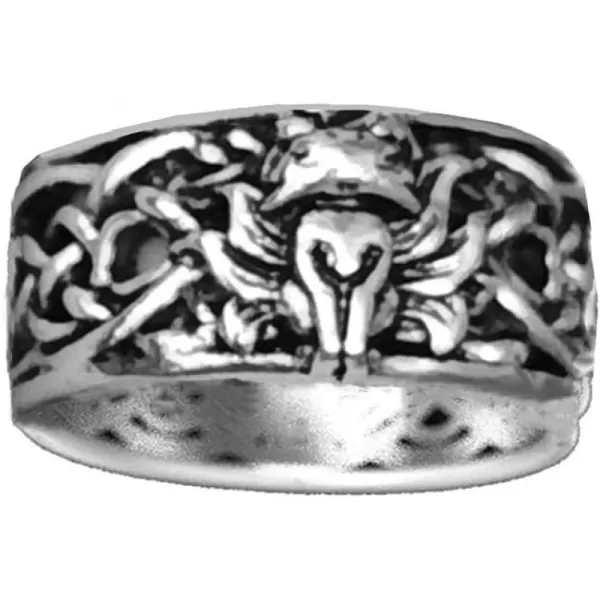 Vintage Fox Statement Band Ring for Women Girls Antique Gothic NineTailed Animal Celtic Knot Finger Rings Punk Retro Jewelry Size 9Vintage Fox Statement Band Ring for Women Girls Antique Gothic NineTailed Animal Celtic Knot Finger Rings Punk Retro Jewelry Size 9
