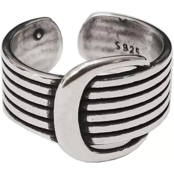 Vintage Wide Band Ring for Women Girls Fashion Statement Silvery Finger Rings Comfort Fit Trendy Personazlied Punk JewelryVintage Wide Band Ring for Women Girls Fashion Statement Silvery Finger Rings Comfort Fit Trendy Personazlied Punk Jewelry