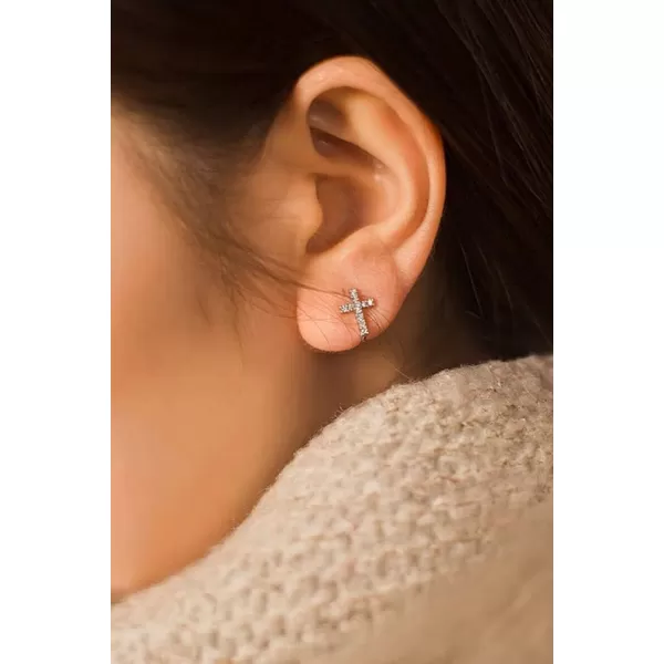 imageCZ Criss Cross Clip on Cuff Wrap Hoop Earrings for Women 925 Sterling Silver NonPierced Ears Pave Crystal Diamond Small Cartilage Crawler Sweep Earring Delicate Flat Jewelry Gift