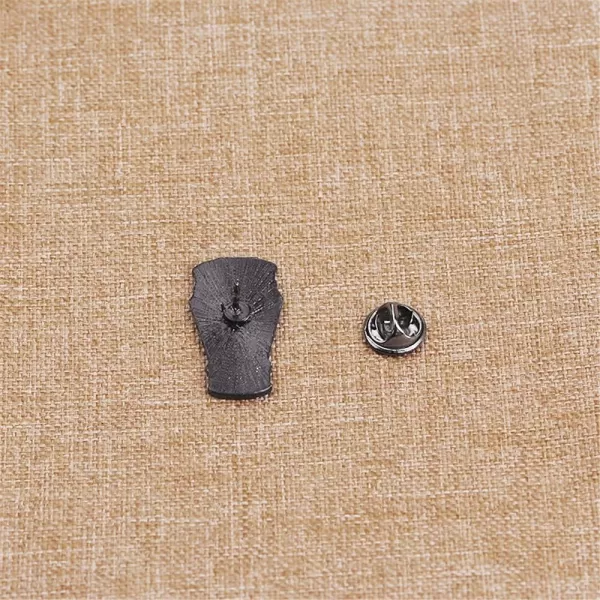 imageCouple Skull Skelton Lapel Pins Set for Women Men Lovers Enamel Forever Ever Creative Statement Black Coffin Brooches Badge Halloween Christmas Valentine Jewelry BFF Gifts 2 Pieces