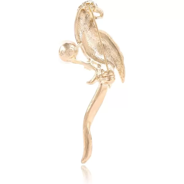 imageElegant Parrot Brooch Pin for Women Girls Men Imitation Pearl Colorful Rhinestone Crystal Enameled Animal Big Large Humming Bird Brooches Lapel Pins Fashion Decor Jewelry Gifts for Father