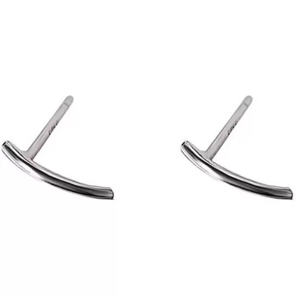 imageTiny Curved Bar Stud Earrings for Women 925 Sterling Silver Hypoallergenic Mini Cute Arc Bars Cartilage 20g Studs Tragus Post Minimalist Geometrical Body Piercing Jewelry Silver
