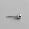 image2 Pairs Ball Bead Hypoallergenic Piercing Stud Earrings Set 925 Sterling Silver 4mm Balls Tiny Small Cartilage Tragus Post Dainty Body Jewelry Gifts Silver