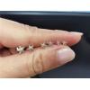 image3 Pairs Tiny Starfish Stud Earrings Sterling Silver Set for Women Girls Cute Star Cartilage 20g Studs Tragus Post Pin Hypoallergenic Piercing Body Jewelry Dainty Gifts