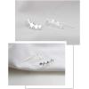 image4 Star Cuff Wrap Climber Crawler Earrings for Women Teen Girls S925 Sterling Silver Sweep Up Hypoallergenic Hook Pin Piercing Ear Cute Constellation Fashion Jewelry Dainty Gift White Gold Plated