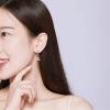 imageAsymmetrical Star Moon Dangle Hoop Earrings for Women S925 Sterling Silver Charms Tiny Star Crescent Moon Drop Dangling Polished Cartilage Leverback Earrings Cute Jewelry