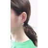 imageCZ Bezel Dangle Hoop Earrings for Women Girls 925 Sterling Silver Charms Minimalist Tiny Round Cubic Zirconia Drop Dangling Cartilage Helix Tragus Diamond Solicate Hypoallergenic JewelrySilverToned