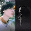 imageCrescent Moon Tassel Chain Dangle Drop Huggie Hoop Earrings for Women Men 316 Surgical Stainless Steel Charms Dangling Minimalist Small Hoop Cartilage Fashion Unique BTS Fans Jewelry