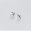 imageCZ Airplane Earrings for Women Teen Girls S925 Sterling Silver 18K White Gold Plated Cubic Zirconia Inlay Tiny Plane Stud Tragus Post Pin Pierced Ear Hypoallergenic Airline Jewelry Gifts Souvenir