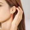imageCute Rainbow Cat Stud Earrings for Women 925 Sterling Silver Small Animal Pet Studs Tragus Post Hypoallergenic LGBT Pride BFF Jewelry Gifts