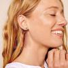 image18g Titanium Heart Love Earrings for Women Girls Stainless Steel Hypoallergenic Cute Tiny Sequins Stud Cartilage Tragus Screw Back Post Piercing Sensitive EarGreen