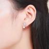 imageCute Pearl Cat Small Stud Earrings for Women S925 Sterling Silver Dainty Animal Kitty Play Ball Unique Tragus Post Pin Earring Funny Gifts for Best Friends Dauther Sister