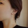 imageDainty Pearl Balls Chain Dangle Stud Earrings for Women Girls S925 Sterling Silver 14K Gold Plated Cubic Zirconia Imitation Pearls Tassel Drop Hypoallergenic Cute Jewelry Gifts for Mom Sister Aunt
