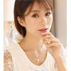 imageDouble Layered Pearl Choker Necklace for Women Girls Copper Tiny 2 Pearls 810mm Ball Bead Pendant Multilayer Tiered Box Chain Collar Necklace Dainty Wedding Jewelry 18quot