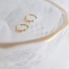 imageFaux Pearl Crown Cuffs Clip on Earrings for Women 925 Sterling Silver Charm Hoop Cartilage Crawler Climber Cute Bead Wrap Hypoallergenic Jewelry Gift
