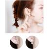 imageLove Heart Half Huggie Hoop Ear Jacket Cuff Stud Earrings for Women Girls 925 Sterling Silver Fashion Cartilage Faux Pearl Drop Dangling Curved Studs Nickel Free Wedding Brithday Christmas Gifts