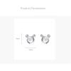 imageLovely Pearl Mouse Earrings 925 Sterling Silver for Women Girls Cubic Zirconia Imitation Pearls Animal Small Studs Cartilage Tragus Cute Mice Jewelry Hypoallergenic Dainty Gifts for Daughter Niece