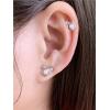 imageLovely Pearl Mouse Earrings 925 Sterling Silver for Women Girls Cubic Zirconia Imitation Pearls Animal Small Studs Cartilage Tragus Cute Mice Jewelry Hypoallergenic Dainty Gifts for Daughter Niece