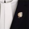 imageVintage Leaf Brooch Lapel Pin for Women Girls Men Alloy Fashion Retro Pearl Brooches Pins Two Tone Leaves Boutonniere Corsage Stick Pins for Hat Bag Suit Scarf Tie Dress Accessories Jewelry Gifts