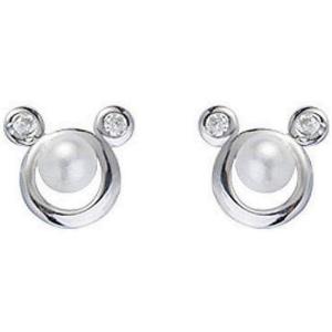 imageLovely Pearl Mouse Earrings 925 Sterling Silver for Women Girls Cubic Zirconia Imitation Pearls Animal Small Studs Cartilage Tragus Cute Mice Jewelry Hypoallergenic Dainty Gifts for Daughter Niece