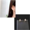 imageCZ Leaf Cartilage Huggie Small Hoop Earrings for Women Girls 925 Sterling Silver Cubic Zirconia Cluster Leaves Round Studs Tragus Pierced Ear Endless Hoops 8mmRoseGoldTone