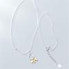 imageCute Fish Hook Necklace for Women Girls Men 925 Sterling Silver Gold Plated Two Tone Tiny 3 Fishes Fishing Pendant Choker Necklace Charm Tassel Chain Hawaian Boho Dainty Personalized Jewelry
