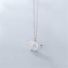 imageCute Pig Pendant Necklace 925 Sterling Silver Love Heart Necklaces for Women Nickle Free Animal Pet Adjustable Link Chain Dainty Jewelry for Daughter Niece