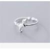 imageDinosaur S925 Sterling Silver Ring for Women Girls Men Polished Dragon Animal Expandable Open Finger Rings Adjustable Fashion Unisex Jewelry Christmas Birthday Dainty BFF Gifts
