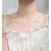 imageDtja Crystal Mermaid Tail Sterling Silver Necklace for Women Delicate CZ Fish Dolphin Whale Tail Pendant Choker Necklaces 18quot Box Chain Fashion Jewelry Birthday Christmas for Best Friends Mom