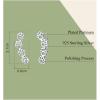 imagePaw Ear Cuff Wrap Crawler Climber Earrings for Women Teen Girls Sterling Silver Studs Clip On Cute Dog Cat Pin Hypoallergenic JewelrySilvery