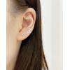 imagePaw Ear Cuff Wrap Crawler Climber Earrings for Women Teen Girls Sterling Silver Studs Clip On Cute Dog Cat Pin Hypoallergenic JewelrySilvery