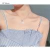 imageSterling Silver Necklace with Double Mermaid Tail Pendants for Women Men Delicate Personalized Polished Fish Whale Tail Pendant Dangling 18quot Chain Fashion Jewelry