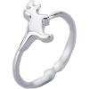 imageDinosaur S925 Sterling Silver Ring for Women Girls Men Polished Dragon Animal Expandable Open Finger Rings Adjustable Fashion Unisex Jewelry Christmas Birthday Dainty BFF Gifts