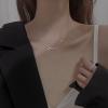 imageCrystal Paperclip Love Pendant Necklace for Women Dainty CZ Letter Clip Charms Adjustable Choker Chain Fashion Anniversary Wedding Holiday Jewelry Gift