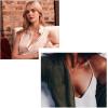 imageCrystal Star Drop Y Necklace for Women 925 Sterling Silver SilverToned Charms CZ Diamond Snowflake Starlet Bar Pendant Lariat Chain Delicate Huggie Adjustable Shiny Jewelry Gift Box