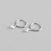imageCute Lightning Bolt Dangle Hoop Earrings for Women Girls 925 Sterling Silver with Charms Small Cartilage Huggie Hoops Drop Cuff Clip Earring Punk Dainty Fashion Jewelry Gifts for Best Friend