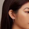 imageCute Stars Tassel Earrings 925 Sterling Silver Chain Dangle Drop Earring for Women Girls Hypoallergenic Cubic Zirconia Shooting Star Studs Fashion Exquisite Lightweight Jewelry Gifts Christmas Birthday
