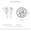 imageCute Stars Tassel Earrings 925 Sterling Silver Chain Dangle Drop Earring for Women Girls Hypoallergenic Cubic Zirconia Shooting Star Studs Fashion Exquisite Lightweight Jewelry Gifts Christmas Birthday