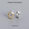 imageDainty CZ Love Heart Cartilage Tiny Hoop Earrings for Women Girls Sterling Silver Hypoallergenic Huggie Hoops Cute Birthday Christmas Valentine Jewelry
