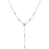 imageCrystal Star Drop Y Necklace for Women 925 Sterling Silver SilverToned Charms CZ Diamond Snowflake Starlet Bar Pendant Lariat Chain Delicate Huggie Adjustable Shiny Jewelry Gift Box