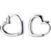 imageDainty Love Heart Shaped Small Hoop Sleeper Earrings for Women 925 Sterling Silver Daith Heart Cartilage Tragus Cute Minimalist Hoops Jewelry Gifts Mom Friend Bridemaid