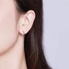 imageStar Cubic Zirconia Huggie Hoop Earrings for Women Sterling Silver Constellation Cartilage Cute Charms CZ Sleeper Small Hoop Dainty Stars Earrings Hypoallergenic Sensitive Ear Jewelry