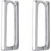 imageRectangle Minimalist Sterling Silver Small Hoop Earrings for Women Girls Cartilage Dainty Huggie Hoops 20mm
