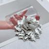 imageElegant Leather Peony Flower Brooch Pin for Women Men Handmade Dainty Imitation Leather Rose Floral Brooches Lapel Pins Glossy Wedding Holiday Christmas Dress Accessories Jewelry GiftSilver