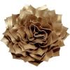 imageElegant Leather Peony Flower Brooch Pin for Women Men Handmade Dainty Imitation Leather Rose Floral Brooches Lapel Pins Glossy Wedding Holiday Christmas Dress Accessories Jewelry GiftGold