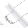 imageCute Paw Necklace for Women Sterling Silver Puppy Dog Cat Kitten 4 Paw Print Pendant Choker Necklace Adjustable Chain 18quot Pet Keepsake Minimalist Jewelry Box