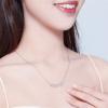 imageCute Paw Necklace for Women Sterling Silver Puppy Dog Cat Kitten 4 Paw Print Pendant Choker Necklace Adjustable Chain 18quot Pet Keepsake Minimalist Jewelry Box